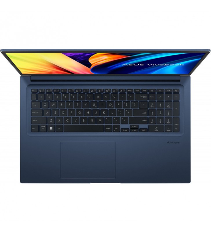 Laptop ASUS 17.3'' Vivobook 17X K1703ZA, FHD, Procesor Intel® Core™ i5-12500H (18M Cache, up to 4.50 GHz), 8GB DDR4, 512GB SSD, Intel Iris Xe, Win 11 Home, Quiet Blue