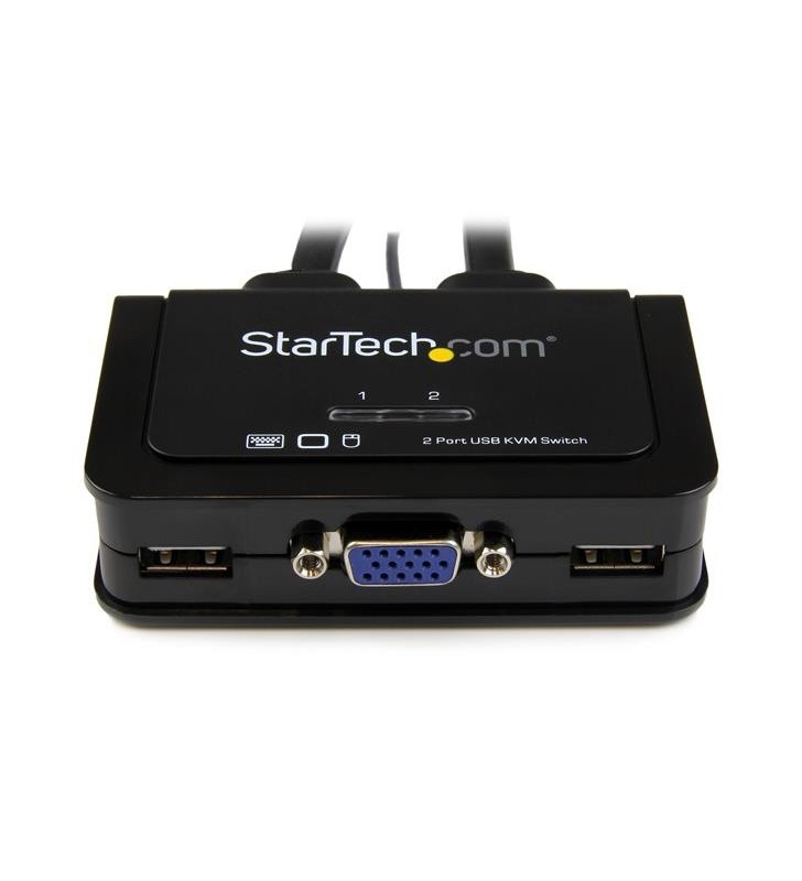 StarTech.com SV211USB switch-uri pentru tastatură, mouse și monitor (KVM) Negru