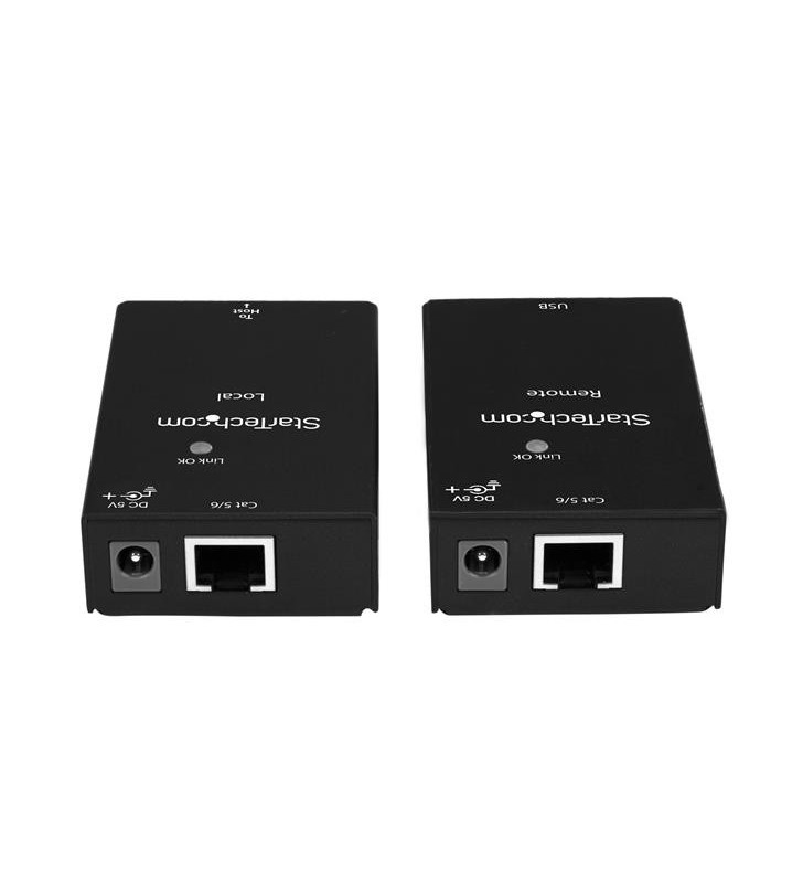 StarTech.com USB2001EXTV dispozitiv de tip extender video Consolă emițător & receptor 480 Mbit/s
