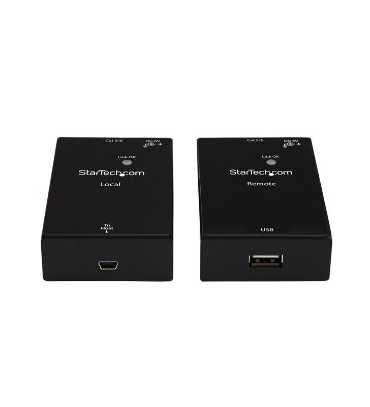 StarTech.com USB2001EXTV dispozitiv de tip extender video Consolă emițător & receptor 480 Mbit/s