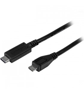 StarTech.com USB2CUB1M cabluri USB 1 m 2.0 USB C Micro-USB B Negru