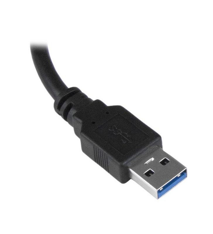 StarTech.com USB32VGAV adaptor grafic USB 1920 x 1200 Pixel Negru