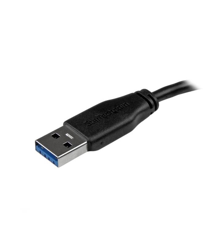 StarTech.com USB3AUB1MS cabluri USB 1 m 3.2 Gen 1 (3.1 Gen 1) USB A Micro-USB B Negru