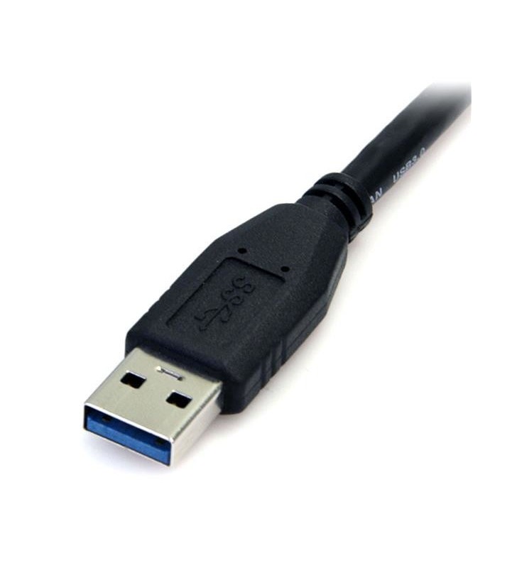 StarTech.com USB3AUB50CMB cabluri USB 0,5 m 3.2 Gen 1 (3.1 Gen 1) USB A Micro-USB B Negru