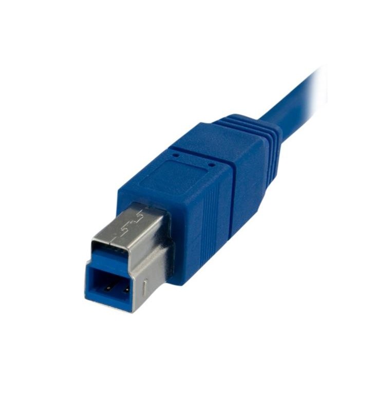 StarTech.com USB3SAB1M cabluri USB 1 m 3.2 Gen 1 (3.1 Gen 1) USB A USB B Albastru