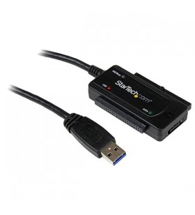 StarTech.com USB3SSATAIDE cabluri prelungitoare cu mufe mamă/tată USB 3.0 A IDE/SATA/LP4 Negru