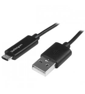 StarTech.com USBAUBL1M cabluri USB 1 m 2.0 USB A Micro-USB B Negru