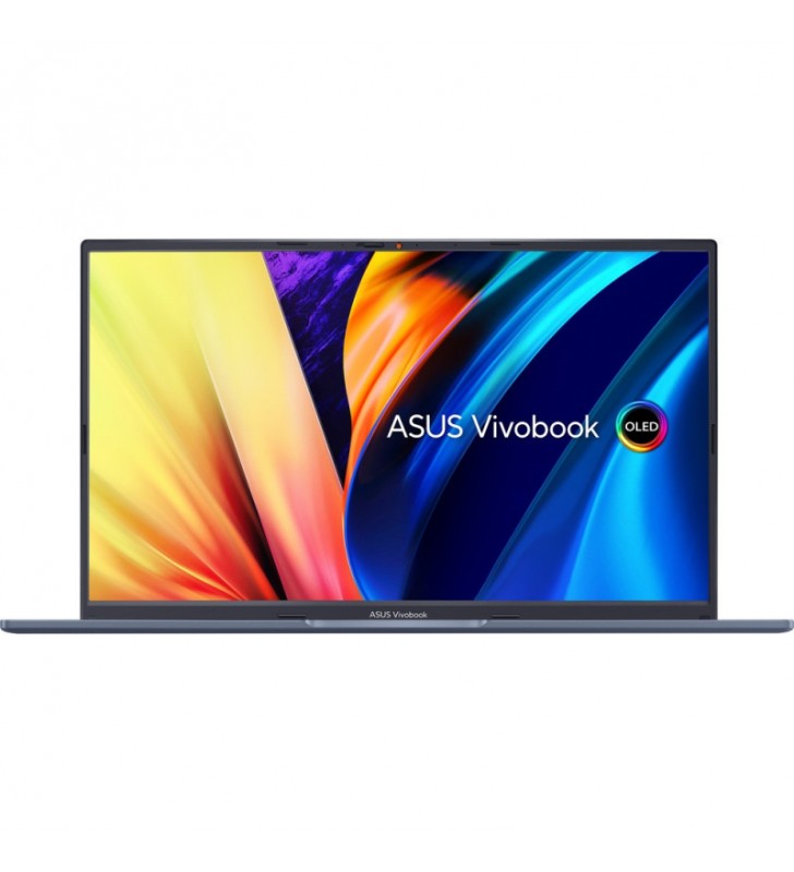 Laptop ASUS 15.6'' Vivobook 15X OLED M1503QA, FHD, Procesor AMD Ryzen™ 5 5600H (16M Cache, up to 4.2 GHz), 8GB DDR4, 512GB SSD, Radeon, Win 11 Home, Quiet Blue