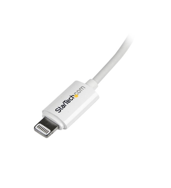 StarTech.com USBLT2MW cablu Lightning 2 m Alb
