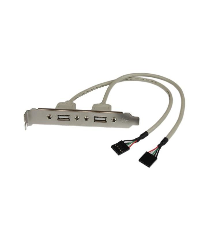 StarTech.com USBPLATE cabluri prelungitoare cu mufe mamă/tată 2 x IDC 2 x USB A