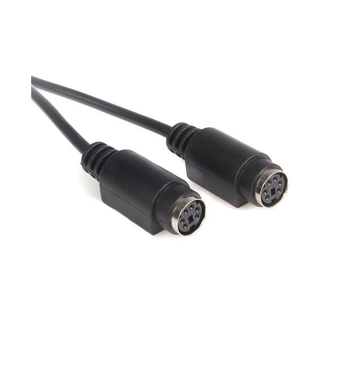 StarTech.com USBPS2PC cabluri prelungitoare cu mufe mamă/tată USB A Negru