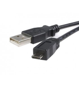 StarTech.com 3m USB/Micro USB cabluri USB 2.0 USB A Micro-USB B Negru