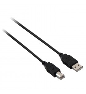 V7 V7E2USB2AB-03M cabluri USB 3 m 2.0 USB A USB B Negru