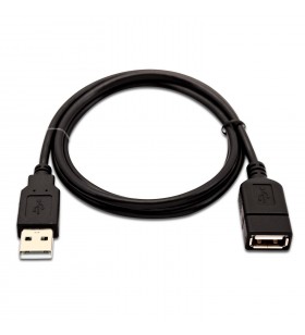 V7 V7USB2EXT-01M-1E cabluri USB 1 m USB A Negru