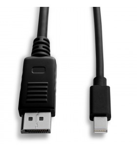 V7 V7MDP2DP-6FT-BLK-1E 1,8 m Mini DisplayPort DisplayPort Negru