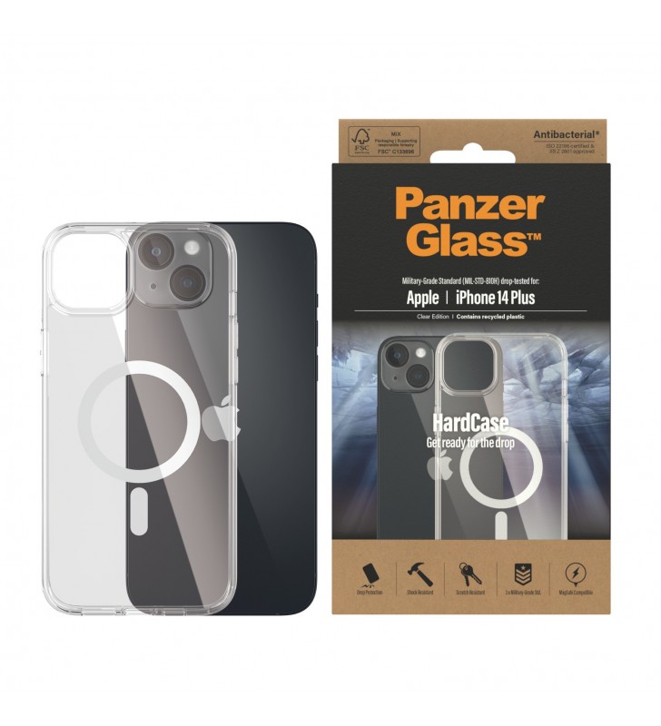 PanzerGlass HardCase Apple iPhone 2022 carcasă pentru telefon mobil Copertă Transparente