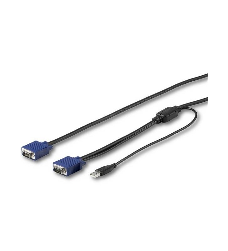 StarTech.com RKCONSUV6 cabluri KVM 1,8 m Negru