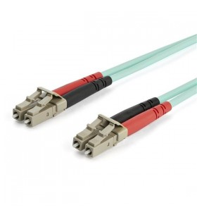 StarTech.com A50FBLCLC15 cabluri din fibră optică 15 m LSZH OM3 LC Aqua