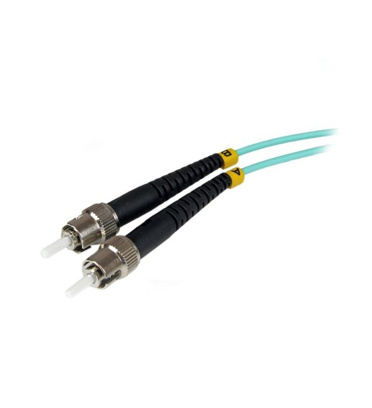 StarTech.com A50FBSTST1 cabluri din fibră optică 1 m OM3 ST Turcoaz