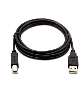 V7 V7USB2AB-02M-1E cabluri USB 2 m 1.0 USB A USB B Negru