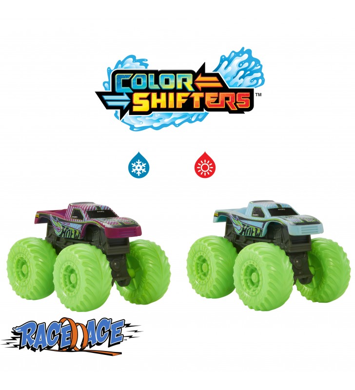 Hot Wheels Monster Trucks Color Reveal Water Blaster