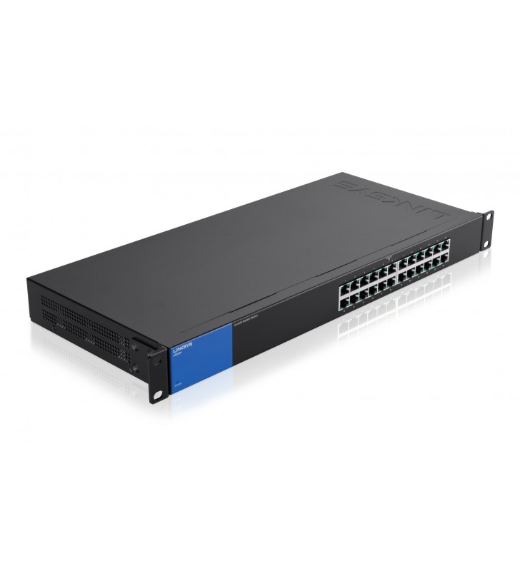 Linksys LGS124 Fara management Gigabit Ethernet (10/100/1000) Negru 1U