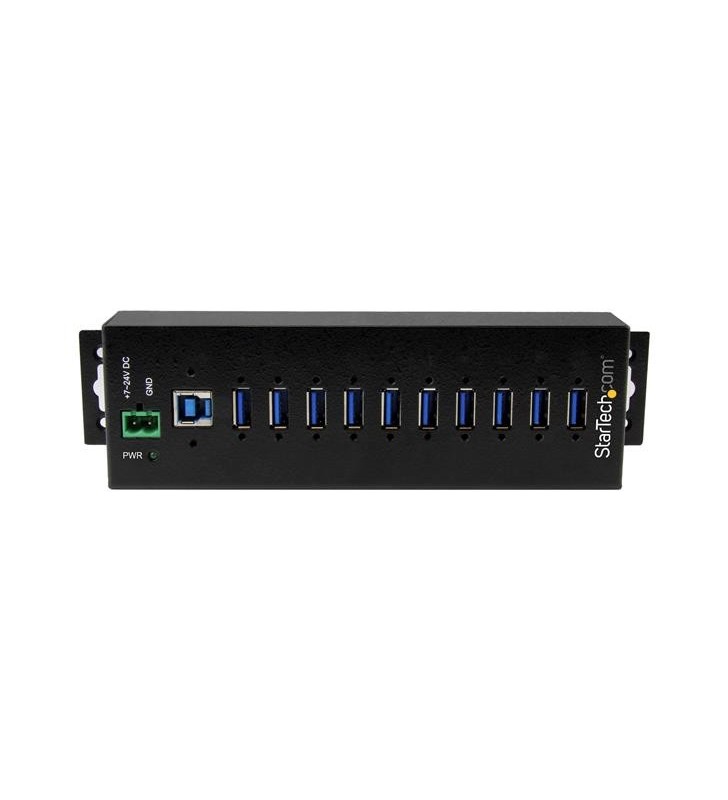 StarTech.com HB30A10AME hub-uri de interfață USB 3.2 Gen 1 (3.1 Gen 1) Type-B 5000 Mbit/s Negru