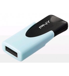 PNY ATTACHE 4 PASTEL 64GB USB2/BLUE READ 25MB/S WRITE 8MB/S