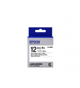 Epson Label Cartridge Standard Black/White 12mm (9m) benzi pentru etichete Negru pe alb