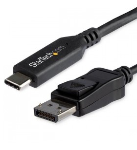 StarTech.com CDP2DP146B adaptor pentru cabluri video 1,8 m USB tip-C DisplayPort Negru