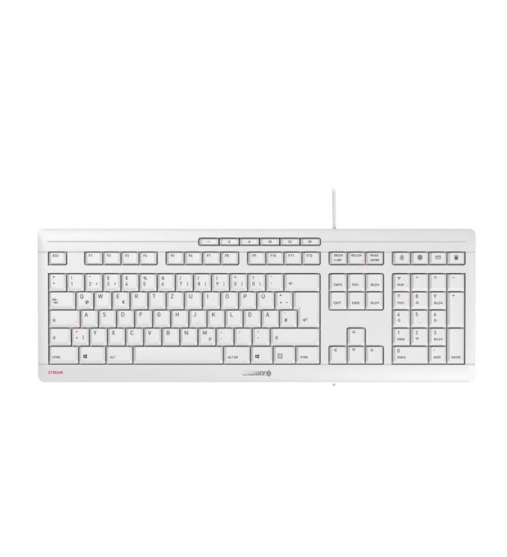 CHERRY JK-8500 tastaturi USB QWERTY Englez Alb