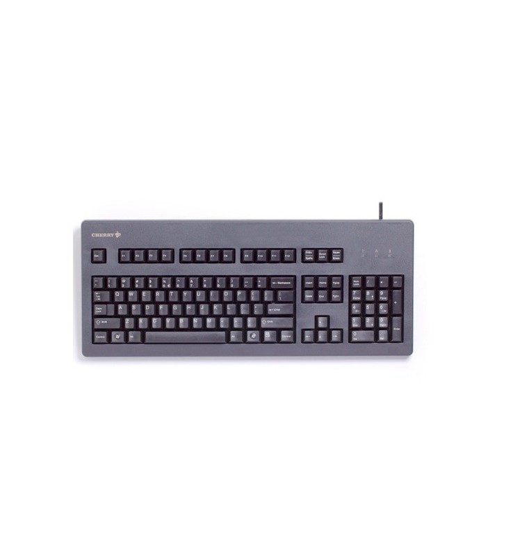 CHERRY G80-3000 tastaturi USB + PS/2 Negru