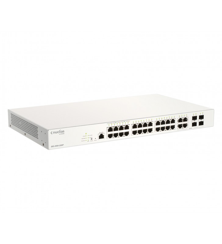 D-Link DBS-2000-28MP switch-uri Gestionate Gigabit Ethernet (10/100/1000) Gri