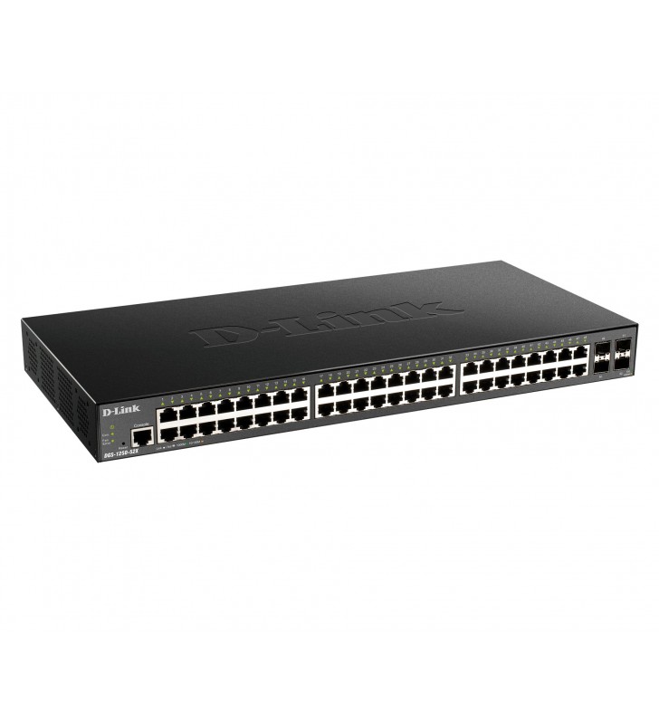 D-Link DGS-1250-52X switch-uri Gestionate L3 Gigabit Ethernet (10/100/1000) Negru