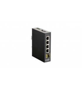 D-Link DIS‑100G‑5SW Fara management L2 Gigabit Ethernet (10/100/1000) Negru