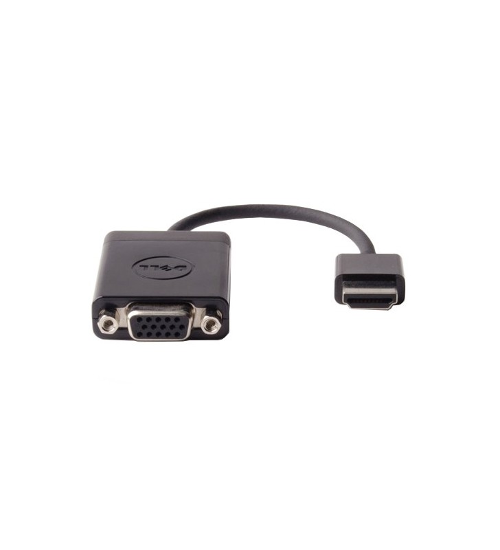 DELL DAUBNBC084 adaptor pentru cabluri video HDMI VGA (D-Sub) Negru