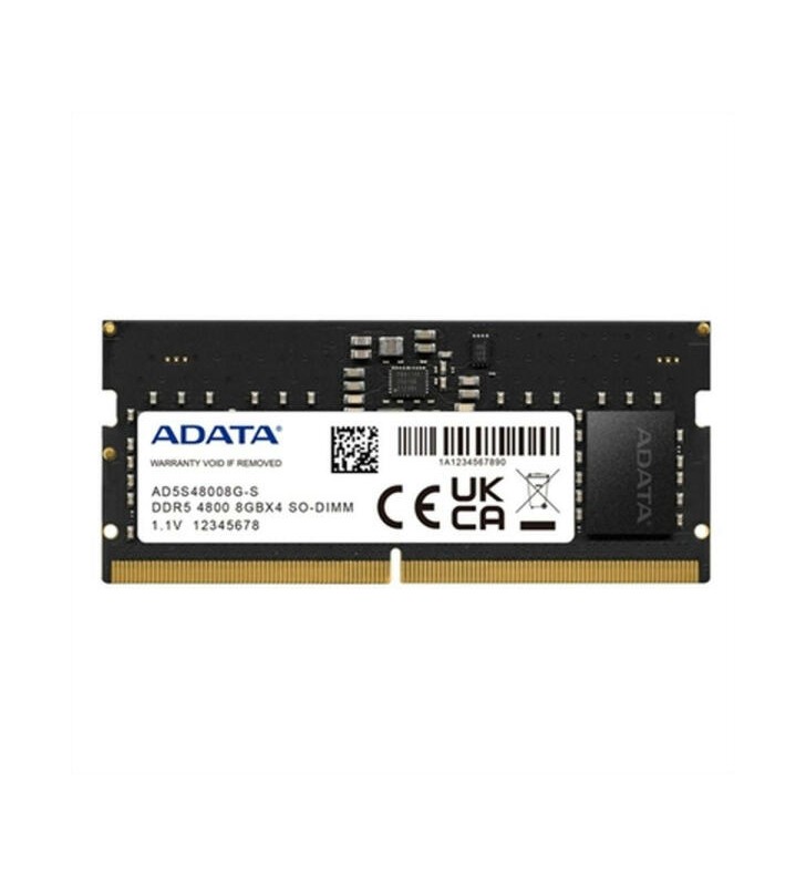 Memorie RAM Laptop ADATA 8GB DDR5, 4800 MHz, PC5-38400, CL40, 1.10V, SO-DIMM