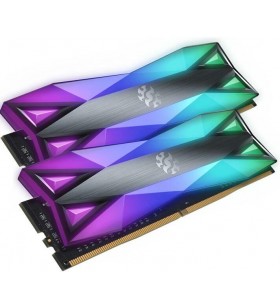 Memorie ADATA XPG Spectrix D60G RGB, 32GB (2x16GB) DDR4, 3600MHz CL18, Dual Channel Kit