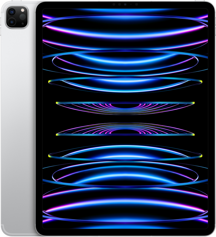 Apple iPad Pro 12.9" 2022 Wi-Fi + Cellular 256GB Silver MP213FD/A