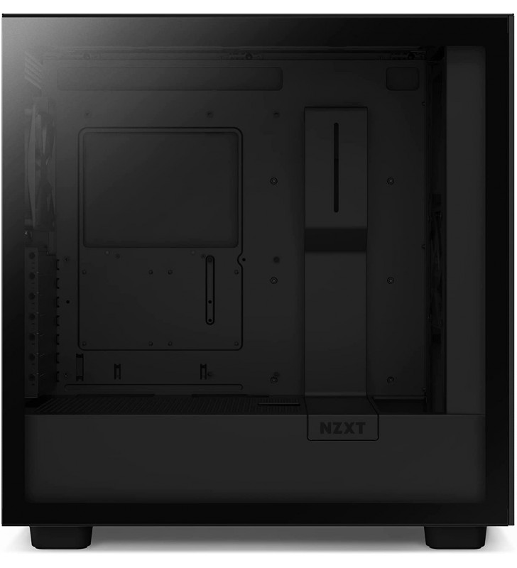 NZXT H7 Flow - CM-H71FB-01 - ATX Mid Tower PC Gaming Case - USB Type-C Front I/O Port - Quick Release Tempered Glass Side Panel - Black
