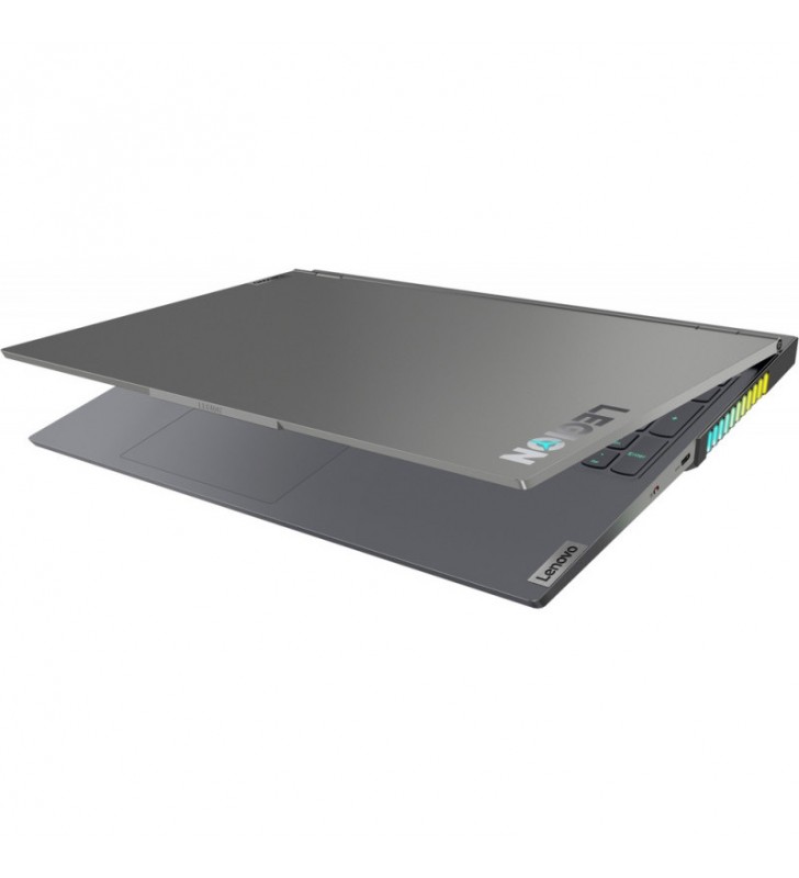 Laptop Lenovo Gaming 16'' Legion 7 16ACHg6, WQXGA IPS 165Hz G-Sync, Procesor AMD Ryzen™ 7 5800H (16M Cache, up to 4.4 GHz), 32GB DDR4, 1TB SSD, GeForce RTX 3070 8GB, No OS, Storm Grey, 3Yr Onsite Premium Care