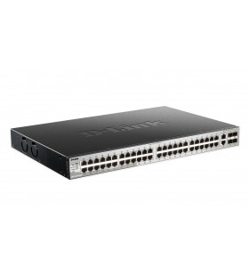 D-Link DGS-3130-54TS Gestionate L3 Gigabit Ethernet (10/100/1000) Negru, Gri