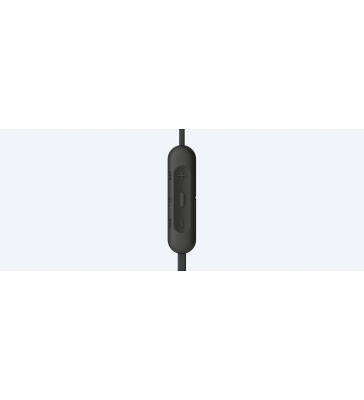 Sony WI-XB400 Căști Fără fir Bandă gât Apeluri/Muzică USB tip-C Bluetooth Negru