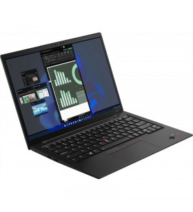 Ultrabook Lenovo 14'' ThinkPad X1 Carbon Gen 10, WQUXGA IPS, Procesor Intel® Core™ i7-1255U (12M Cache, up to 4.70 GHz), 16GB DDR5, 1TB SSD, Intel Iris Xe, 5G, Win 11 Pro, Black Weave