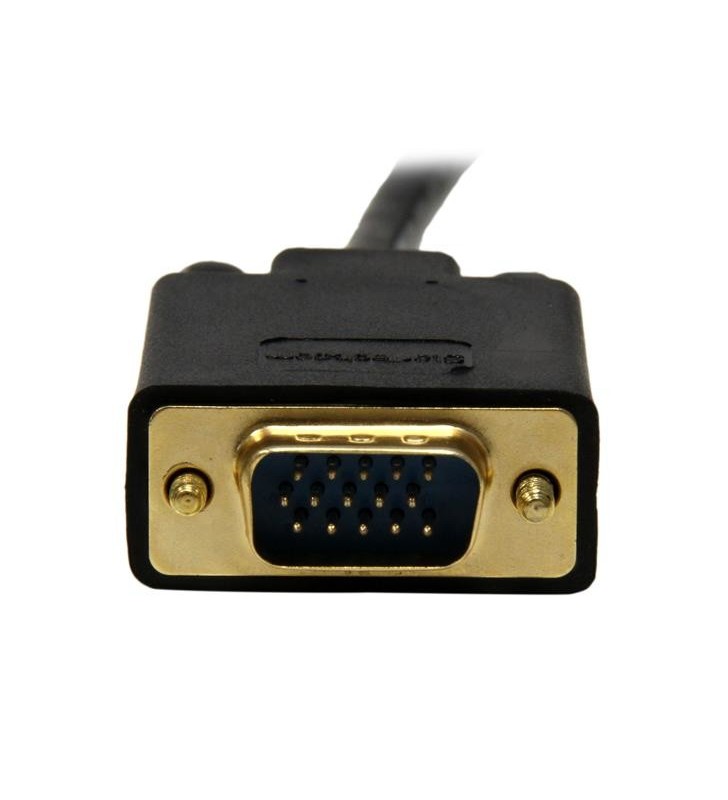 StarTech.com MDP2VGAMM6B adaptor pentru cabluri video 1,83 m mini DisplayPort VGA (D-Sub) Negru