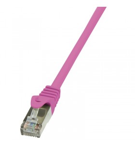 Patch Cable Cat.6 F/UTP  7,50m pink, EconLine "CP2089S"