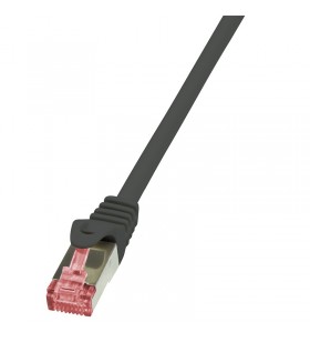 Patch Cable Cat.6 S/FTP black  7,50m, PrimeLine "CQ2083S"
