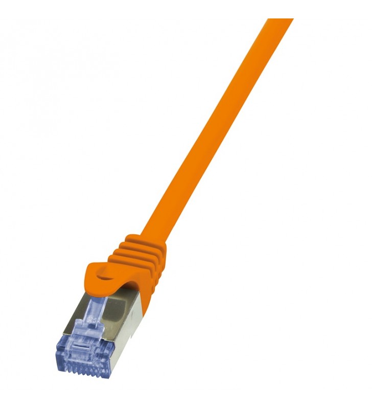 Patch Cable Cat.6A S/FTP orange  1,00m, PrimeLine "CQ3038S"