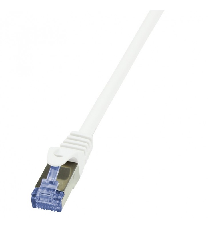 Patch Cable Cat.6A S/FTP white  1,00m, PrimeLine "CQ3031S"