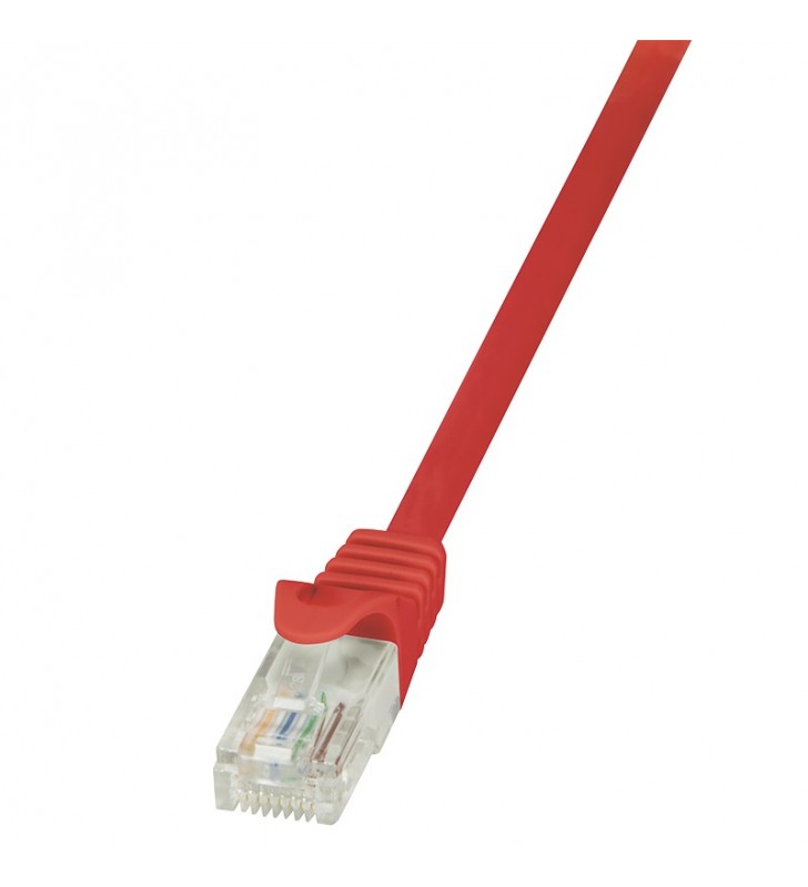 Patch Cable Cat.6 U/UTP red  5,00m EconLine "CP2074U"